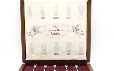 A cased set of ten Silver Jubilee Collectors Spoons
