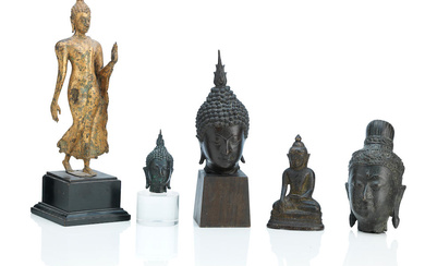 A collection of Thai bronzes 18th/19th Century