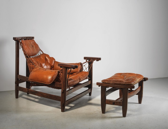A lounge chair, model P 100 / “Joe”, designed by Gionatan de Pas, Donato d'Urbino and Paolo Lomazzi