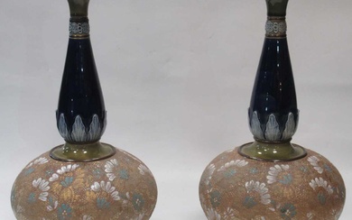 A pair of Royal Doulton Art Nouveau vases (2)