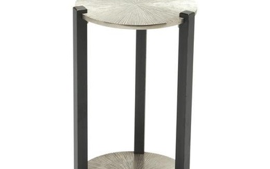 A two-tiered side table