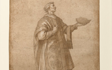 ABRAHAM BLOEMAERT (GORINCHEM 1566-1651 UTRECHT), Werenfrid d’Elst, évêque d’Utrecht
