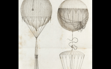 [AEROSTATICA] - GARNERIN Elisa (1791-1853) - Esatta Descrizione del Globo e Paracadute dell'aeronauta Madamigella Elisa Garnerin in occasione del sue...