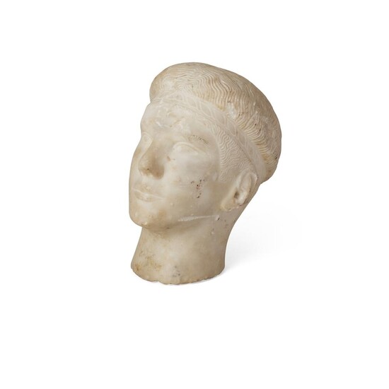 AFTER THE ANTIQUE (GREEK OR ITALIAN SCHOOL 18TH/19TH CENTURY, OR EARLIER) HEAD OF AN ATHLETE