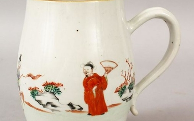 AN 18TH CENTURY CHINESE FAMILLE ROSE PORCELAIN JUG