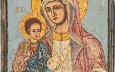 AN ICON SHOWING THE HODIGITRIA MOTHER OF GOD Balkan