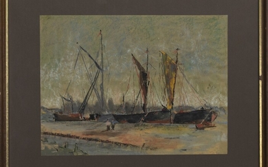 AN UNTITLED PASTEL ATTRIBUTED TO TOM CAMPBELL