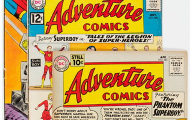 Adventure Comics Group of 8 (DC, 1961-62) Condition: Average...