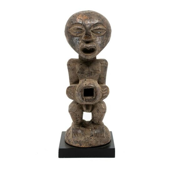 African Congo Songye Male Power Figure Sculpture