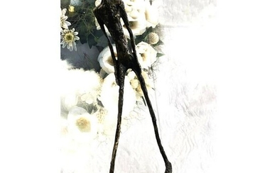 After Giacometti, Walking Man Bronze Sculpture
