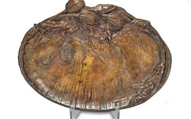 Albert MARIONNET (1852-1910) French bronze tray