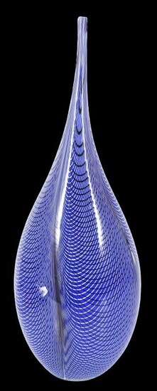 Alberto Dona (b 1944) Murano Glass Vase