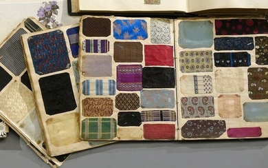 Album of shaped silk samples, Second Empire