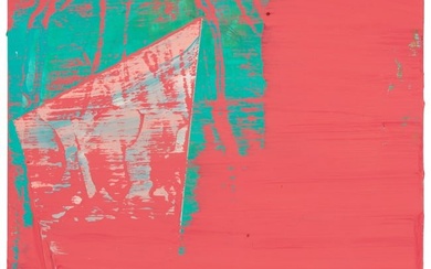 Alexander Kroll (b. 1981), Valentine, 2015, Oil, acrylic, and enamel on panel, 12" H x 9" W