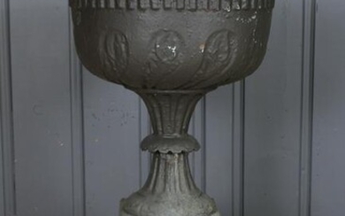 American Victorian Cast Iron Garden Urn