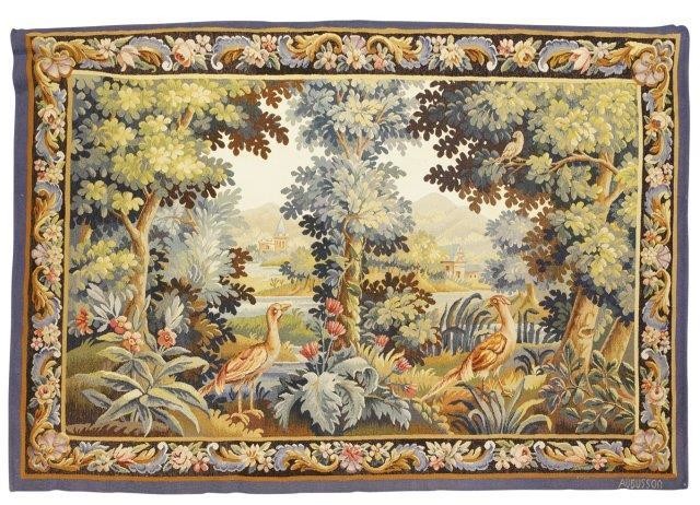 An Aubusson tapestry, late 19th century, depicting...