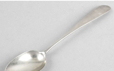 An Irish provincial silver Celtic point spoon.