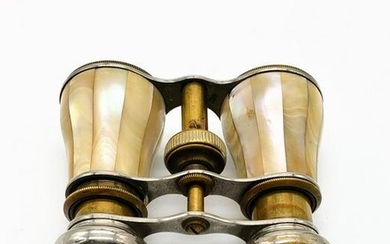 Antique Austrian Mother Of Pearl Opera Glasses!