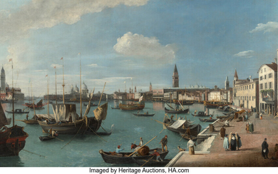 Antonio Canaletto (1697-1768), Riva degli schiavoni, Venice (View on the Grand Canal)