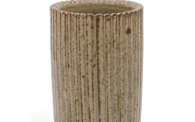 Arne Bang (b. Frederiksberg 1901, d. Fensmark 1983) A cylindrical stoneware vase...