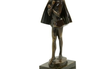 Art Deco Style Schmidt-Felling Bronze Figure of