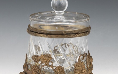 Arts & Crafts Glass Casket with d'Ore Bronze Mounts