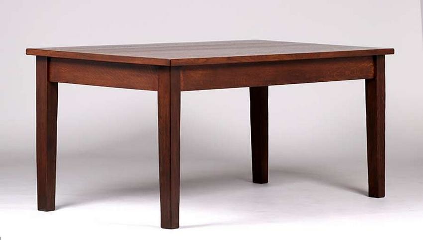 Arts & Crafts Rectangular Oak Dining Table c1920