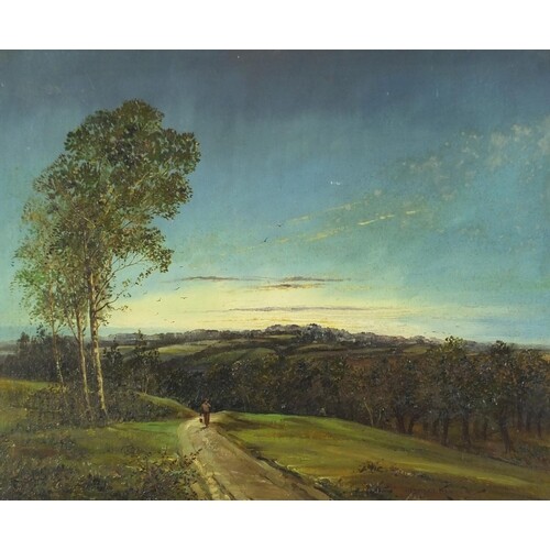 Attributed to Thomas Kennedy - High Beech, Essex, oil on boa...