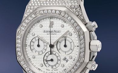 Audemars Piguet, Ref. 25967BC A superb and impressive white gold and diamond-set chronograph wristwatch with date