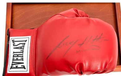 Autographed Boxing Glove By Ricky Hatton