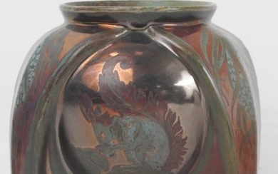 BLOIS - Gaston BRUNEAU BALON (1881-1955): Tripod vase...