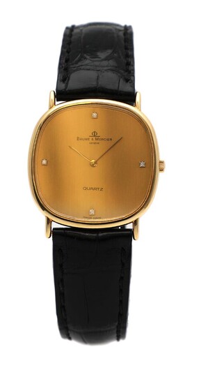 NOT SOLD. Baume & Mercier: A lady's wristwatch of 18k gold. Quartz movement. 1980s. – Bruun Rasmussen Auctioneers of Fine Art