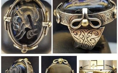 Beautiful Old Silver Afghan Vintage Wonderful Ring With