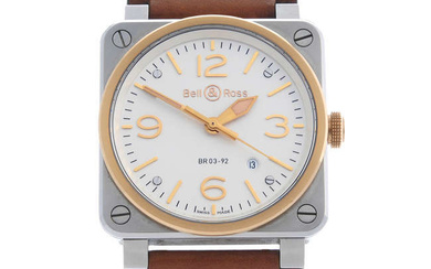 Bell & Ross - a BR03-92 wrist watch, 42mm.