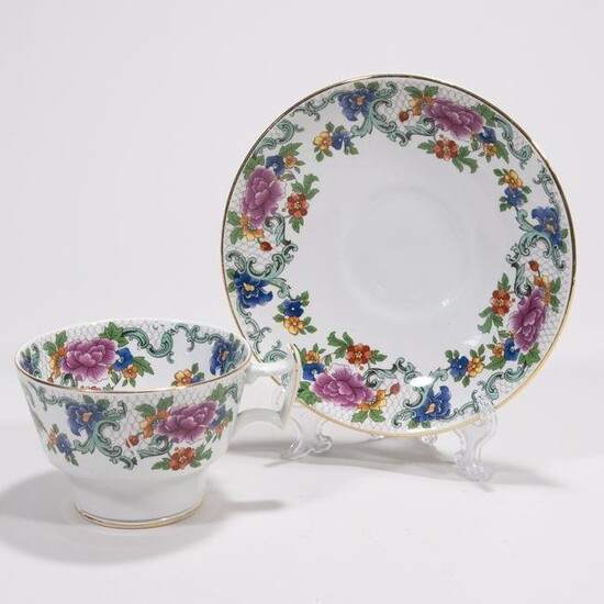 Booths "Floradora" Porcelain Teacup & Saucer