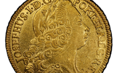 Brazil: , Jose I gold 6400 Reis 1776/2-B AU Details (Repaired) PCGS,...
