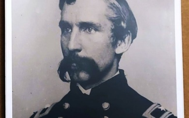 Brigadier General Joshua Lawrence Chamberlain, the 20th Maine Infantry Regiment. Hand-Printed