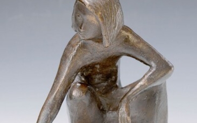 Bronze sculpture of Karlheinz Goedtke, 1915 Kattowice-1995 Mölln,...