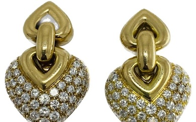 Bulgari Doppio Cuore Diamond Earrings