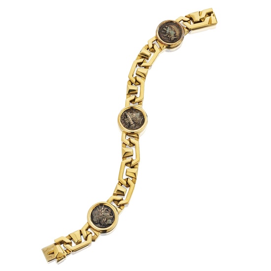 Bulgari, Gold and Ancient Coin Bracelet, 'Monete'