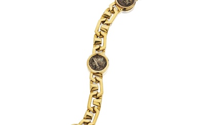 Bulgari, Gold and Ancient Coin Bracelet, 'Monete'