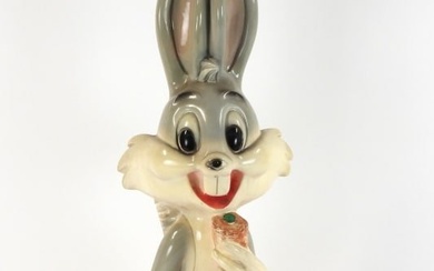 C.1960 Bugs Bunny 20" Chalkware Bank Mint
