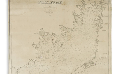 (CHARTS.) Eldridge, George. Eldridge's Chart No. 10. Buzzard's Bay. Large engraved nautical chart...