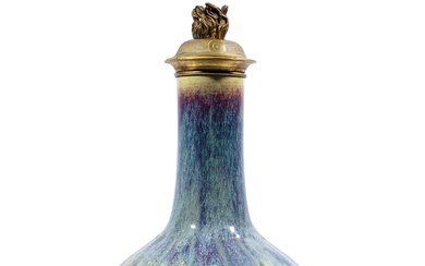 CHINE - XIXe siècle Grand vase en porcelaine... - Lot 32 - Beaussant Lefèvre & Associés