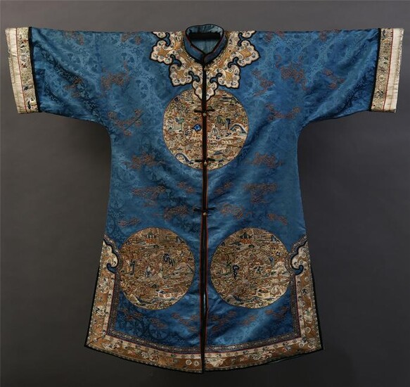 CHINESE DYNASTY SILK EMBROIDERY COURT ROBE