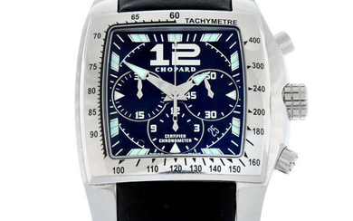 CHOPARD - a stainless steel Tycoon chronograph wrist watch, 46mm.