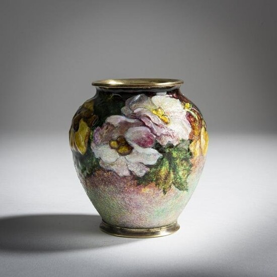 Camille Fauré, Limoges, Small vase, c. 1925