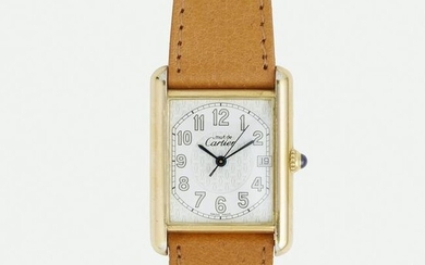 Cartier, 'Must de Cartier' tank wristwatch, Ref. 2413