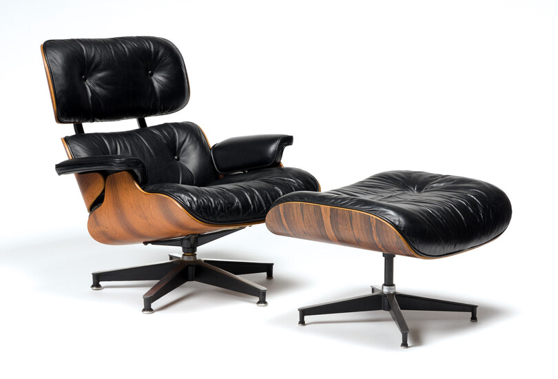 Charles & Ray Eames: Lounge chair and ottoman (2)