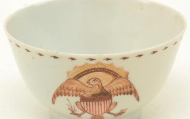 Chinese Export porcelain cup with American Eagle